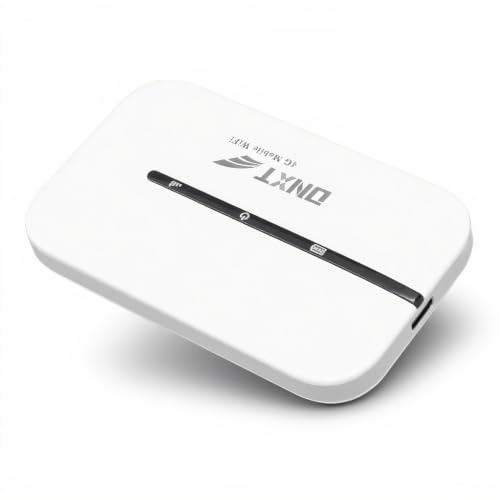 4G LTE WiFi Mobile Hotspot, 150 Mbps High Speed ​​Modem Router med Standard SIM-kortplats, 2100mAh Pocket WiFi Router, Upp Till 10 Användare, för Europa Bärbar Telefon PC