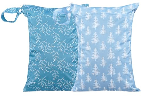 Opgroeie Waterproof Wet Dry Bags with Two Zippered Pockets and Handle