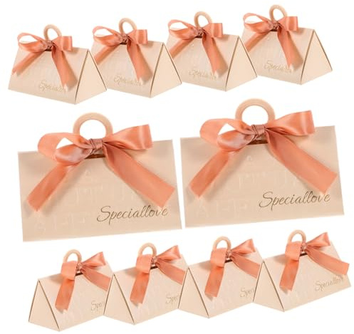 Garneck 20stücke Süßigkeitenboxen für Hochzeit Babyparty-geschenkbox Gastgeschenkbox mit Band Party-süßigkeitenverpackung Kleine Geschenkboxen für Feierlichkeiten
