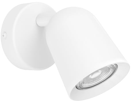 Eglo Camaldoli - Lampada da parete, applique interno, lettura con faretto