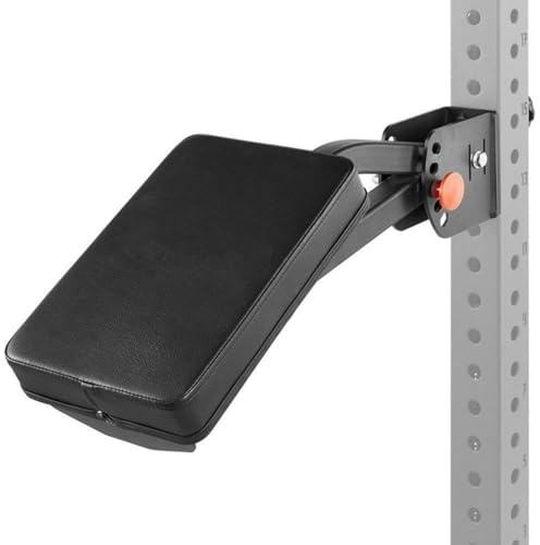 MARLANG Strength Training Equipment Set Includes Chest Support Rack Attachment and J Hooks Fits 2x2 3x3 2x3 Power Rack for Row Deadlift Bench Press Hip Thrust Chest Press and More