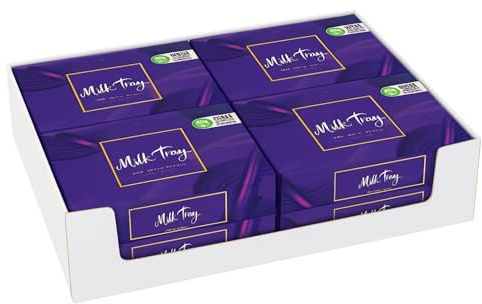 Dairy Milk Chocolate Bars Bulk Buy for Party Bag Filler, Halloween Trick or Treat, Christmas Stocking Stuffer, Kids Birthday Favor (6 Packs, Milk Tray)