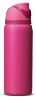 Owala FreeSip Stainless Steel Water Bottle, Read My Lips, 32oz