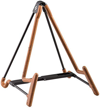 K&M 17581 E-Gitarrenständer Heli 2 Kork - 18,5 bis 23 cm Breite - Ständer für elektrische Gitarren