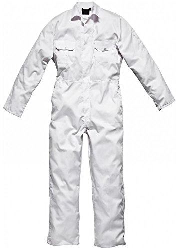 Army And Workwear Herren Arbeitsoverall, Weiß