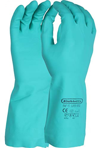 UCI RNF 20 Nitron 16 Nitril Chemikalien- und Lösungsmittelbeständige Handschuhe – alle Größen (8/Medium)
