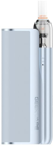 GEEKVAPE WENAX M Starter Kit, Electronic Cigarette with Pod System, 400 mAh, Wenax M Power Bank 2500 mAh, Wenax M1 Mini Kit 2 ml, Wenax M1 Pod cartridge, Filter Drip Tip (Blu ardesia)