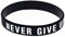 lijun Motivierende Silikon Armband nie aufgeben Schriftzug inspirierende Armband