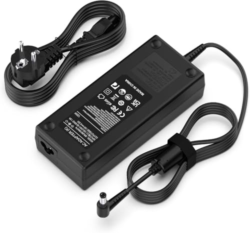 Etssembo 120W Ladegerät 19V 6,32A Laptop Ladekabel Kompatibel mit ASUS VivoBook Pro 15 N580VD N580V N705UD FX504 UX510UW N752VX N552VX Rog G550 G551 G552 GL552 GL752 PA-1121-28 Netzteile 5,5 x 2,5 mm
