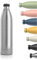 LARS NYSØM Borraccia Termica 1500ml in Acciaio Inox | Bottiglia isolata 1.5 litro | Bottiglia d'Acqua a Tenuta stagna per Sport, Bicicletta, Cane, Bambino, (Stainless Steel, XL 1500ml)