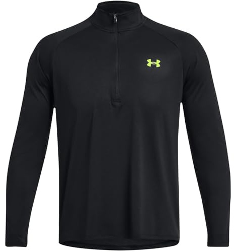 Under Armour Mens Tech Half Zip Top Sports Training Top Black XL