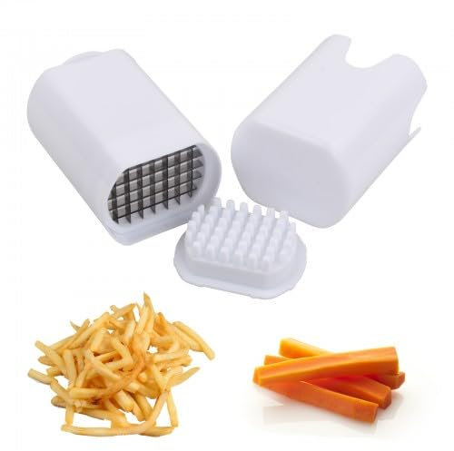 Nivofu Multifunctional Potato Fries & Vegetable Cutter - French Fries, Fruit & Chip Cutter - Manual Kitchen Gadget