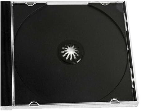 RIVERMEDIA 25 X Premium Single CD Jewel Cases with Black Tray 10.4mm Spine Pre-Assembled (18056)