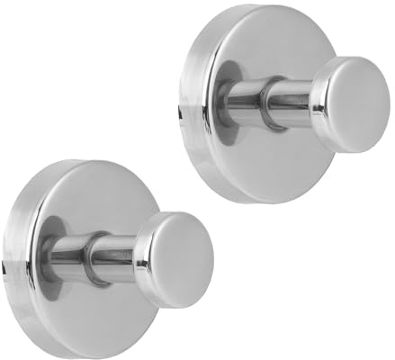HZPZPP Self Adhesive Hooks for Shower: Extra Strong 5KG Hanger for Bathroom, Kitchen, Door, Tile, Glass –Towel, Loofah, Coat,Garland,Robe – Waterproof & Rustproof (2Pcs Mirror Light)