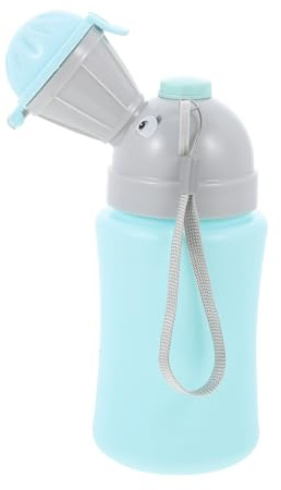 Urinario Infantil Portátil Verde de Abs para Viaje y Salida | Diseño Ergonómico, Fácil de Llevar, para Niños y Niñas, Uso en Coche Casa