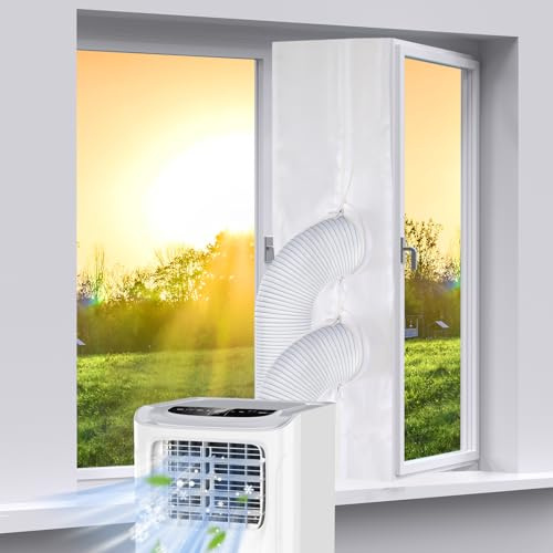 GLANXY - Junta de aire acondicionado para ventanas de aire acondicionado (300 cm) para aparatos de aire acondicionado móviles, secadoras, secadoras de aire acondicionado GLANXY, sellado para ventanas