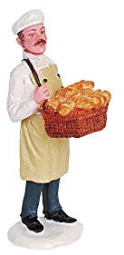 Lemax Figurine Village de Noël - Livraison du Pain - 62296