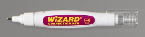 1 x Correction Pen Fluid 8ML FINE Point TIP White Fast Drying NO Hazardous Chemicals
