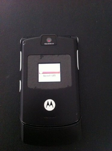 Motorola RAZR V3 Unlocked Phone with Camera, and Video Player - U.S. Version with Warranty (Black)