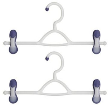 Soft Grip Peg Skirt & Clothes Hangers, Pack of 2