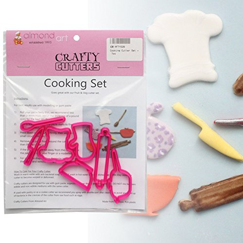 Cooking Cutter Set - 7pc - Cake Decoration & Cupcake Topper Cutters
