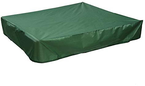 Dyda6 Staubdichte Sandkasten-Abdeckung mit Kordelzug Oxford Tuch Wasserdicht Mehrzweck-Sandkasten-Abdeckung Outdoor Garten Staubabdeckung (180 x 180 cm)