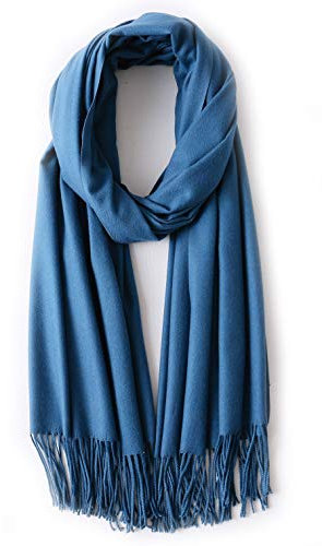 Sawekin Damen XXL Schal Halstuch/Poncho kariert quadratisch Karo schal Herbst/Winter Warmer Schal (G-Türkis)
