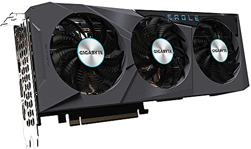GIGABYTE GeForce RTX 3070 Ti Eagle OC 8G Scheda Grafica, WINDFORCE 3X Sistema di Raffreddamento, 8GB 256-bit GDDR6X, GV-N307TEAGLE OC-8GD Scheda Video