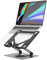 GRIFEMA Supporto PC Portatile, GB1050 Laptop Stand Ergonomico con Base Girevole a 360°, Altezza Regolabile e Design Pieghevole, Compatibile con Portatili e Tablet da 11-17, Nero