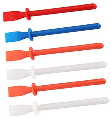 Uonlytech 12pcs Glue Spreader Glue Woodworking Applicator Brush for Craft Strong Smear Spatula for Leather for Shoes DIY Craft Tool for Leather Patch