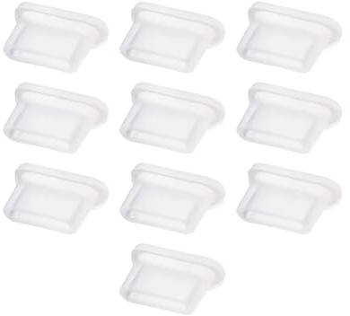 USB Type C Anti Dust Cap Cover Port Plugs, 10 Pcs Silicone USB C Dust Cover, Anti-dust Cover Caps Dust Protectors Stopper for Android Smartphone Tablets & for all Type C Ports