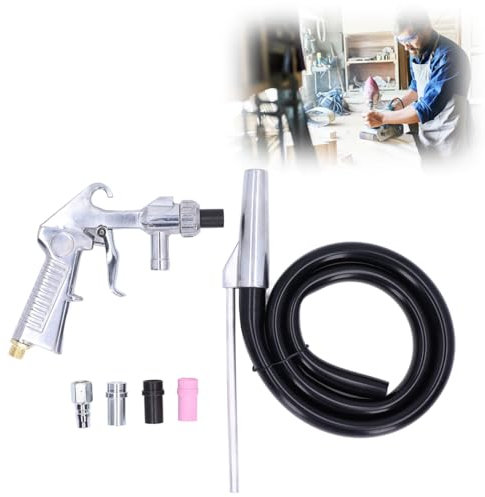 Sandstrahl-Set, Sandstrahlpistole, Sandblaster, pneumatische Sandstrahlpistole, Set mit 4 Düsen aus Keramik, Sandstrahlpistole, Chorreadores von Arena, Standard