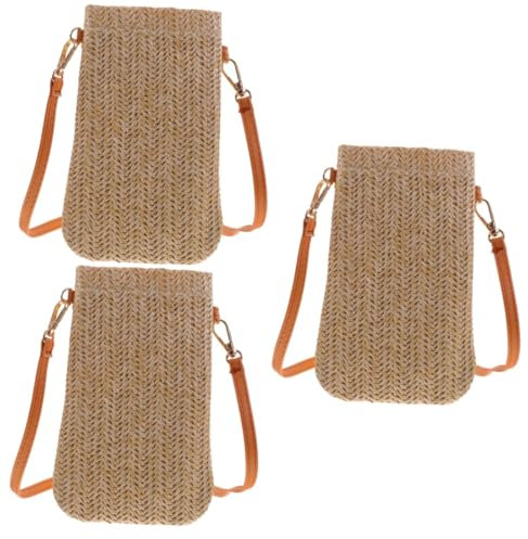 WOFASHPURET 3stücke Handtasche Für Damen Stylischer Schultertasche Für Smartphones Geeignet Für Strand Shopping Und Freizeit Elegantes Design Leichte Praktische Umhängetasche Für Sommer
