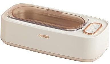 AJIEKJDSV 350ml Mini Ultrasonic Cleaner, Portable Ultrasonic Cleaner, 2 Timing Modes, Suitable For Glasses, Jewelry, Makeup Tools, Watches, Braces