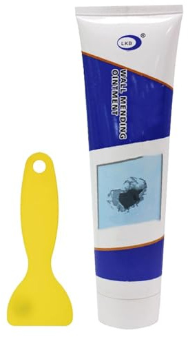 COMFOLIVING Wandreparatur Paste | 250g Sichere Wandkelle zum Füllen von Löchern,Schnell trocknende Reparatur von Gipskartonwänden, Reparatur von wasserdichten Wandspachtellöchern für Bad, Decke