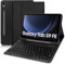 Lupxiu Funda con Teclado para S10 FE 2025/S9 FE 2023/ S9 2023-Distribución británica Teclado inalámbrico Bluetooth Desmontable para Tab S10 FE/S9 FE/S9 (10,9''/11'')-Negro