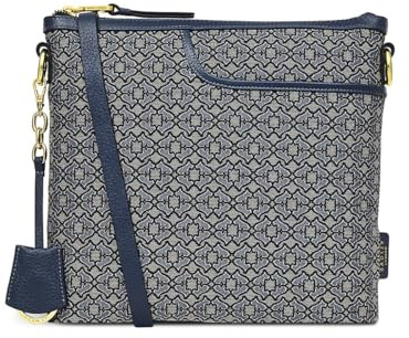 RADLEY Pockets 2.0 Heirloom Women's Medium Leather Ziptop Crossbody, Goose Grey