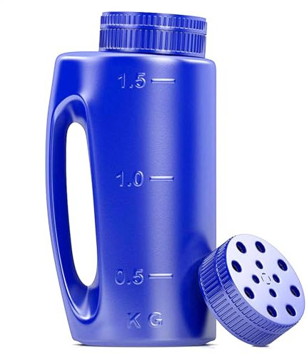 Handheld Seed Spreader | Salt Spreader | Fertilizer Spreader | Adjustable Food Spreader | Feed Seeding Fertiliser Spreader for Grass Seeds, Salt, Fertilizer, Crop, Diatomite, Thawing, Melting Ice