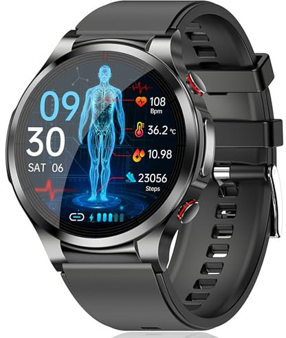 Ethelred Smart Watch for Men Women Answer/Make Calls, 1.32 HD Fitness Tracker with Heart Rate Monitor, Sleep Monitor, Multi-Sports Activity Tracker and Pedometer