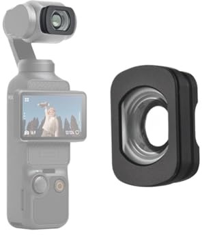Compatible avec DJI OSMO Pocket 3 - Objectif Grand Angle 112° (Monture magnétique 0,72X)
