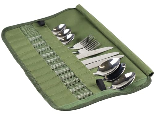 bolsas Para Cubiertos De Camping, Organizador De Utensilios De Cocina, Estuche Enrollable Multiusos Para Cubiertos, bolsas Reutilizable Para Guardar Utensilios De Mesa Para Camping, Picnics Barbacoas