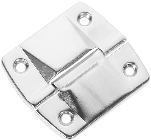 YARNOW 6 Pièces Charnière de Boîtier Solide en Fer Argenté, Résistant la Rouille, Solution de Sécurité pour Coffre et Boîte à Outils