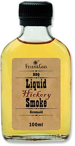 4 Stück Flüssiges Rauch-Aroma zum Grillen aus wertvollem Hickory-Holz. Für leckere Grillsaucen mit einer fantastischen rauchigen Würze, Liquid Smoke von Feuer & Glas (4)