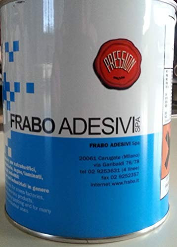 Colla resistente alle alte temperature per incollaggio di tessuti, pelle, stoffa, legno, laminati plastici, gomma sintetica latta da 850G da dare a pennello FR