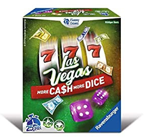 Ravensburger - Las Vegas – Erweiterung – More Cash More dice – Gesellschaftsspiel – Würfelspiel – mit Familie oder Freunden – ab 8 Jahren – 26008 – Unisex – französische Version