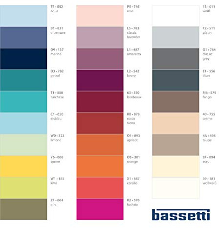 Bassetti Lenzuolo con angoli elasticizzati, rosa, 180 x 200 cm, 200 x 220 cm