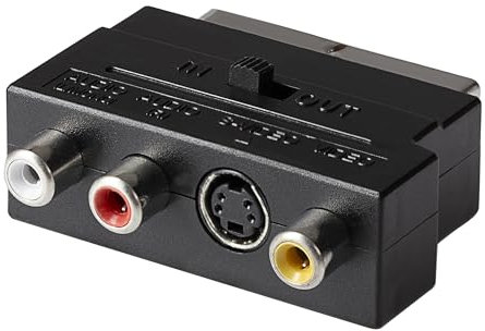 Maplin SCART to S-Video or Triple RCA Adapter
