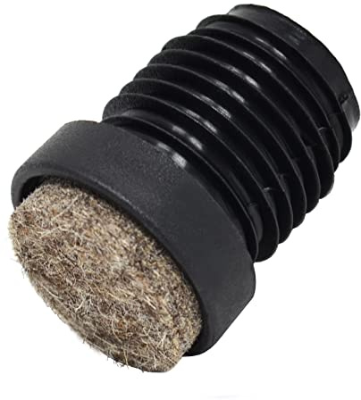 Design61 Set di 8 feltrini per sedie con diametro interno di 18-19 mm, per mobili da inserire