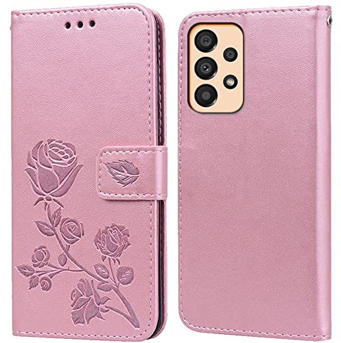 Fodral för Samsung Galaxy A53 5G Telefonfodral, plånbok Skyddsfodral, stativfunktion, kortplats, silikon stötfångare, Flip läder Mobilfodral för Samsung Galaxy A53 5G(6.5)