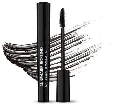 ANNEMARIE BÖRLIND AUGEN EFFECTIVE NATURAL BEAUTY Lift & Length Mascara (9,3 ml) - Pflegende Textur mit 3D-Effekt für Mehr Volumen, Länge und Schwung, Mit Marulaöl für extra Glanz und Pflege, Vegan